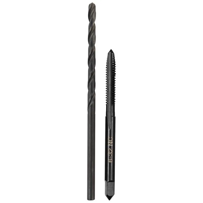 Milwaukee High Carbon Steel SAE NC Plug Tap & Drill Bit Set – 2‑Piece Metalworking Kit