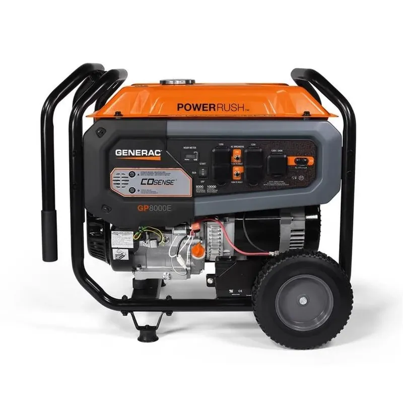 Generac 9200W Portable Gas Generator Kit – Battery & Charger Included