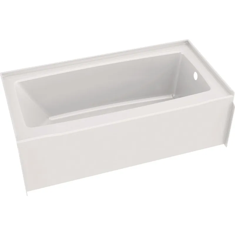 Classic 500 Bathtub, Right-Hand Drain, Gloss White, 60 X 30 In.