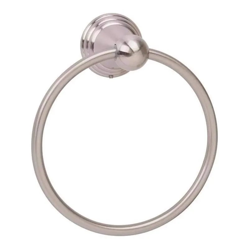 OakBrook Brushed Nickel Die‑Cast Zinc Towel Ring – Heavy‑Duty Bathroom Accessory