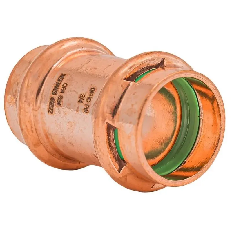 QuickFitting 3/4" Copper Press‑Fit Underground Coupling – NSF Certified