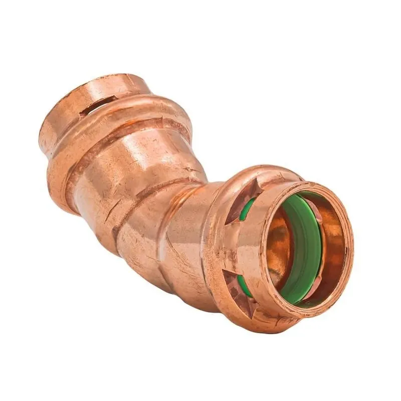 QuickFitting 1/2 In. Press‑Fit Copper 45° Elbow