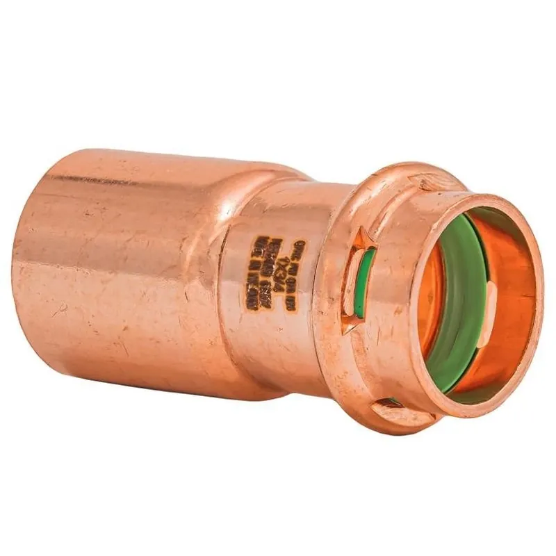 QuickFitting 1‑Inch FTG Press‑Fit Copper Reducing Coupling