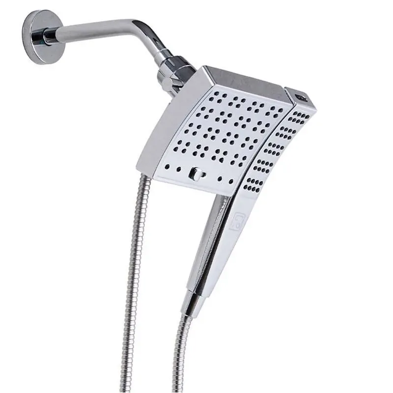 Danco Seventy Chrome Showerhead Combo – 3 Spray Settings, 1.8 GPM Water‑Saving