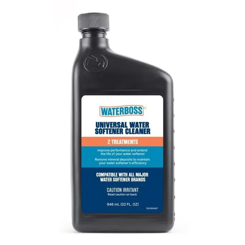 WaterBoss 32‑oz NSF‑Certified Liquid Water Softener Cleaner – Powerful Scale & Residue Remover