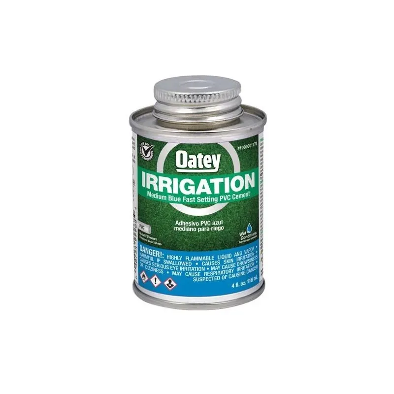 Oatey Blue PVC Solvent Cement – 4 oz