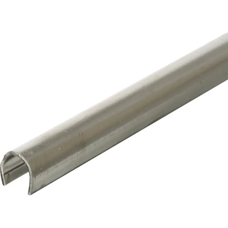 Prime-Line 48 In. L Stainless Steel Door Track 2 Pc