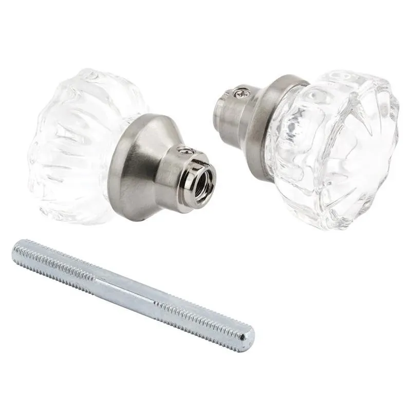 Prime-Line Glass Passage Door Knob – ADA‑Compliant, Right/Left Hand Fit