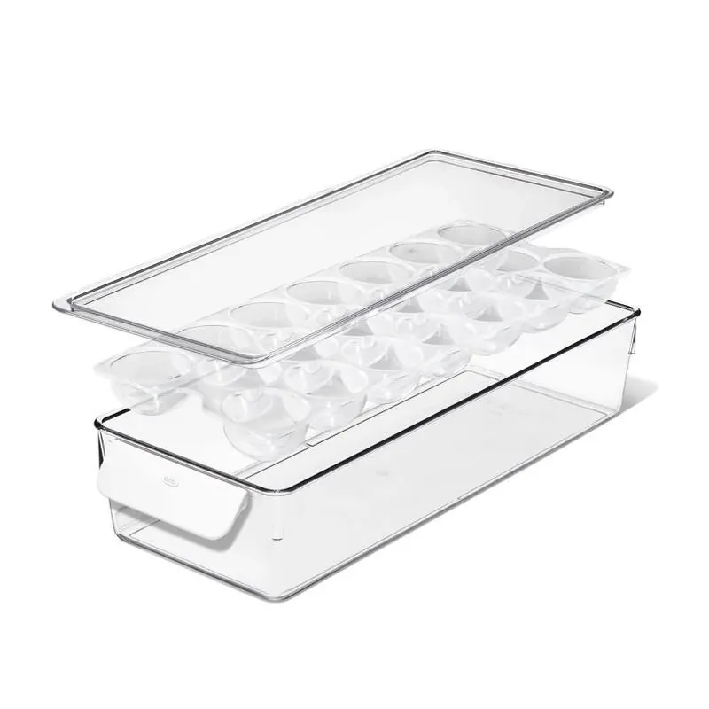 OXO Good Grips Clear Egg Storage Crate – BPA‑Free, Freezer & Microwave Safe (1 Pack)
