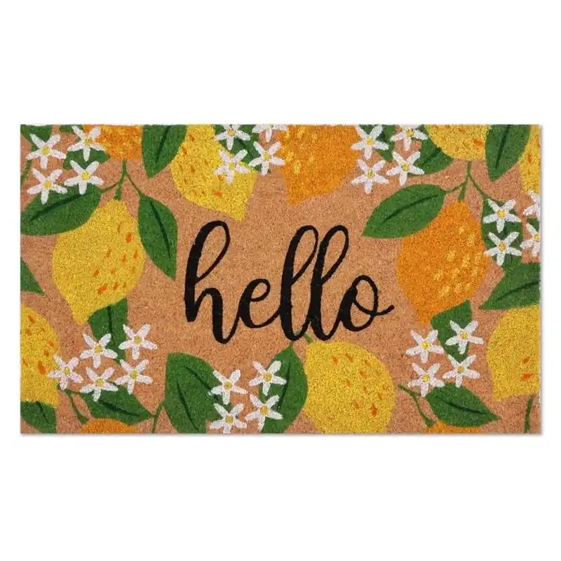 First Concept Multi‑Color Coir Door Mat – 18×30 in Indoor/Outdoor