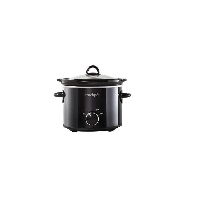 2 Quart Round Manual Slow Cooker - Black Scr200-b