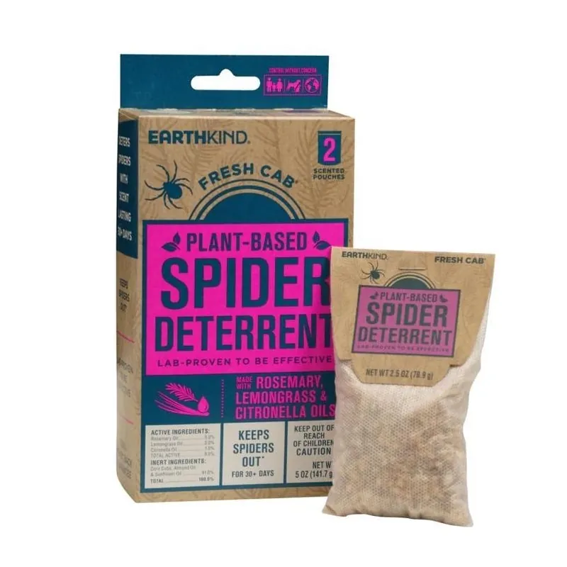 EarthKind Fresh Cab Organic Spider Repellent – 5 oz Essential Oil Spray