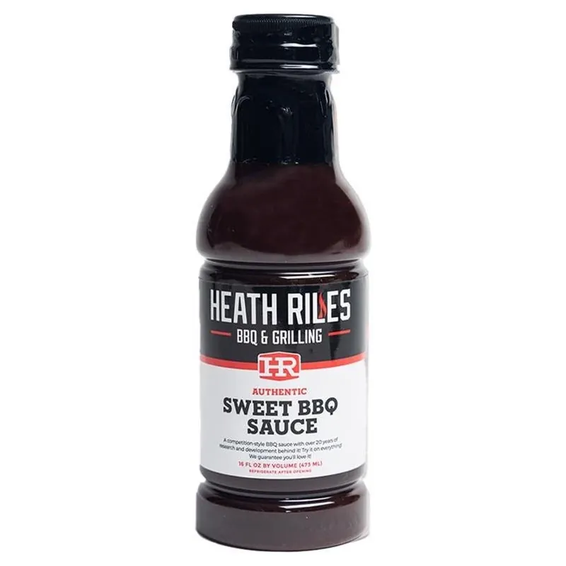 Heath Riles Sweet Barbecue Sauce – 16 oz Bottle