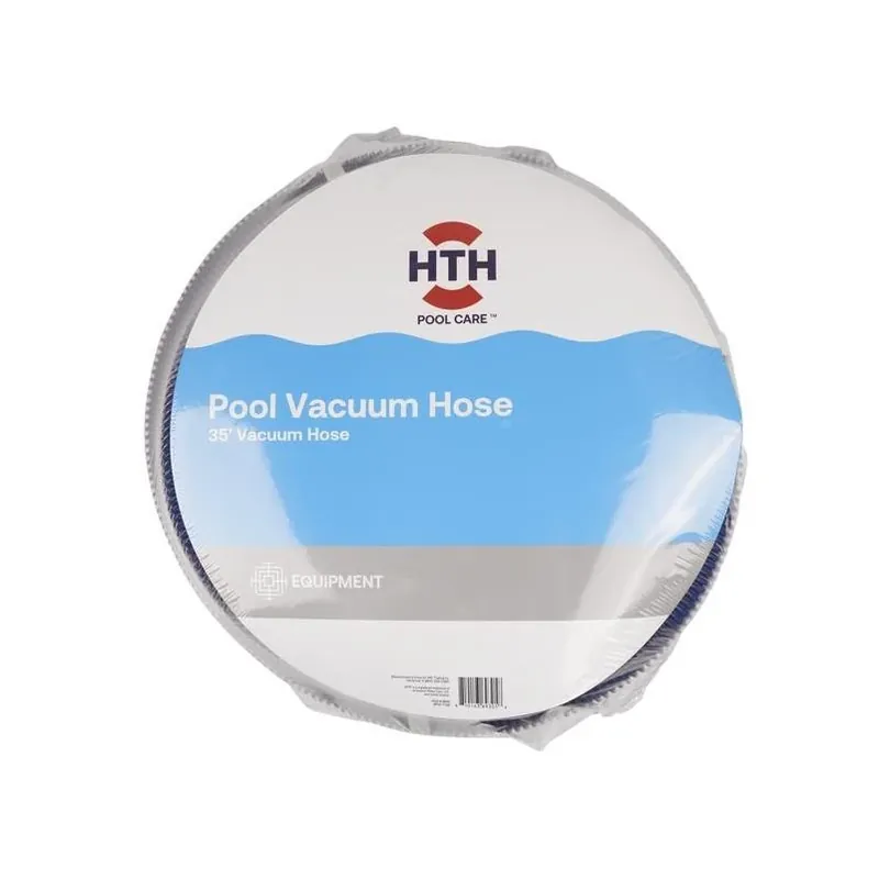 HTH 35‑Foot Heavy‑Duty Pool Vacuum Hose – Flexible PVC Suction Tube For Spotless Water