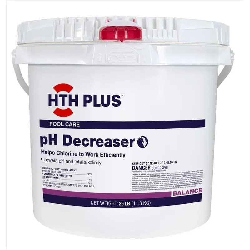 HTH PLUS PH Minus 25 lb Pool PH Balancer