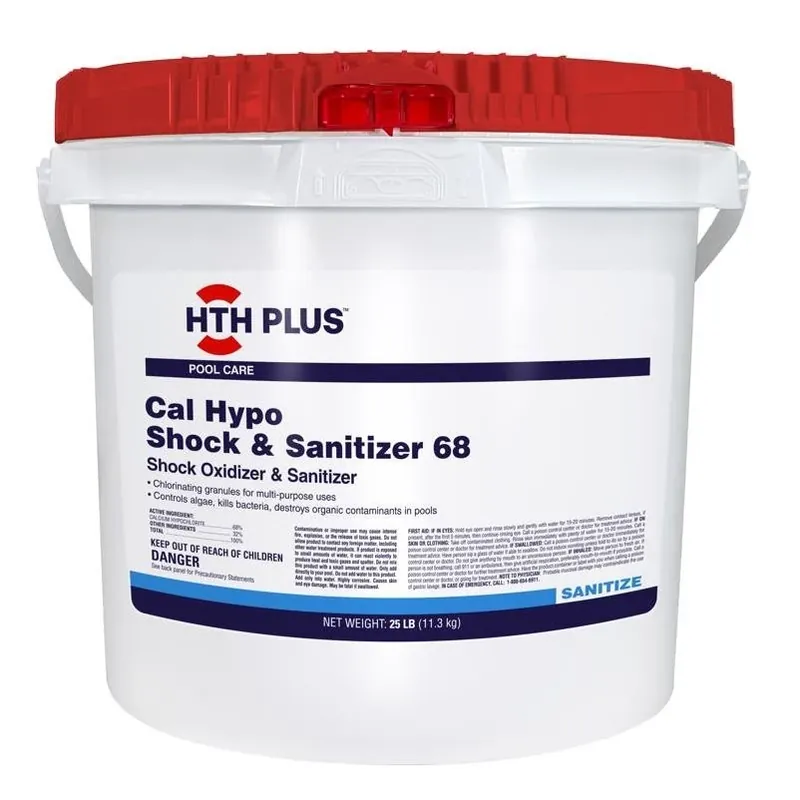 HTH Plus Cal‑Shock Granular Pool Shock – 25 lb High‑Performance Chlorine