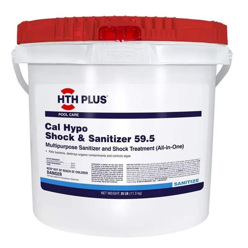 HTH Plus 25‑lb Cal‑Shock Granular Pool Chlorine Shock