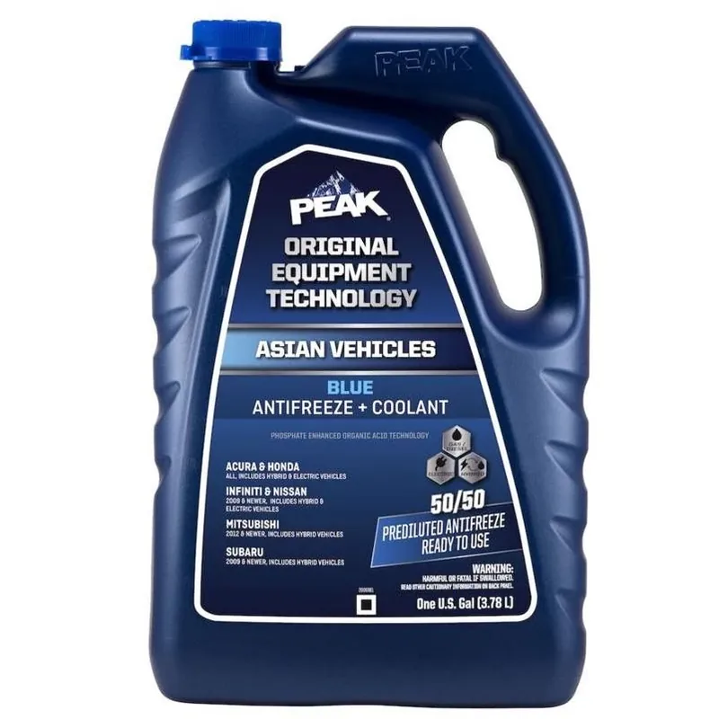Peak Asian Blue 50/50 Antifreeze & Coolant – 1 Gallon