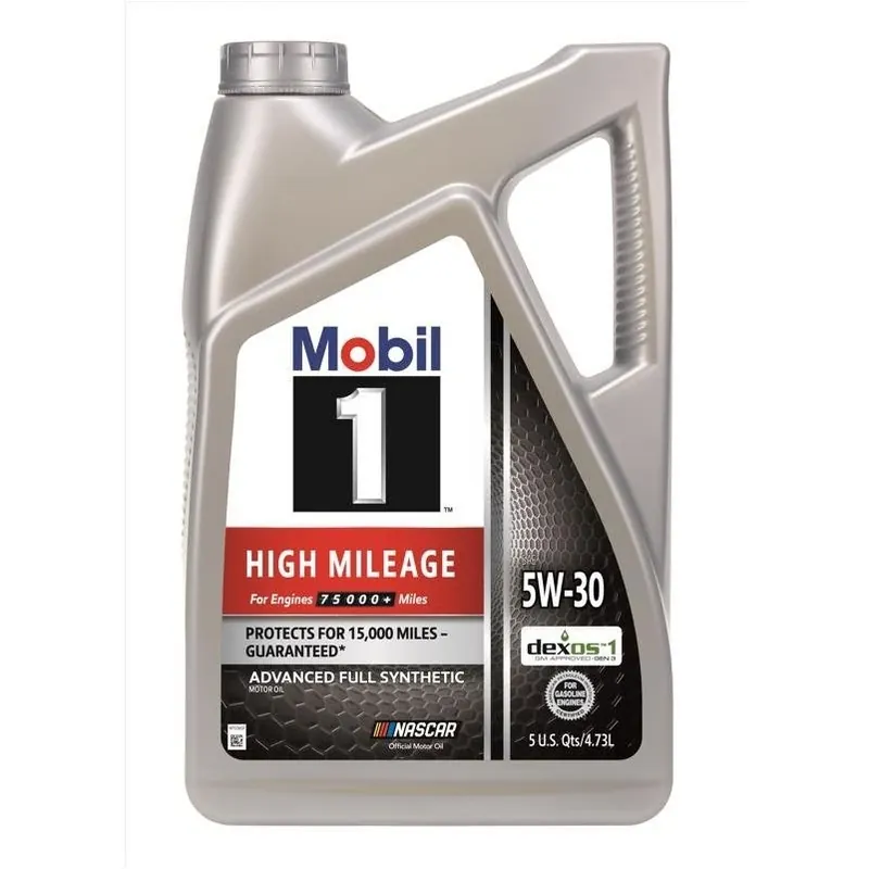 High Mileage 5w-30 Full Synthetic Motor Oil 5 Quart Bottle