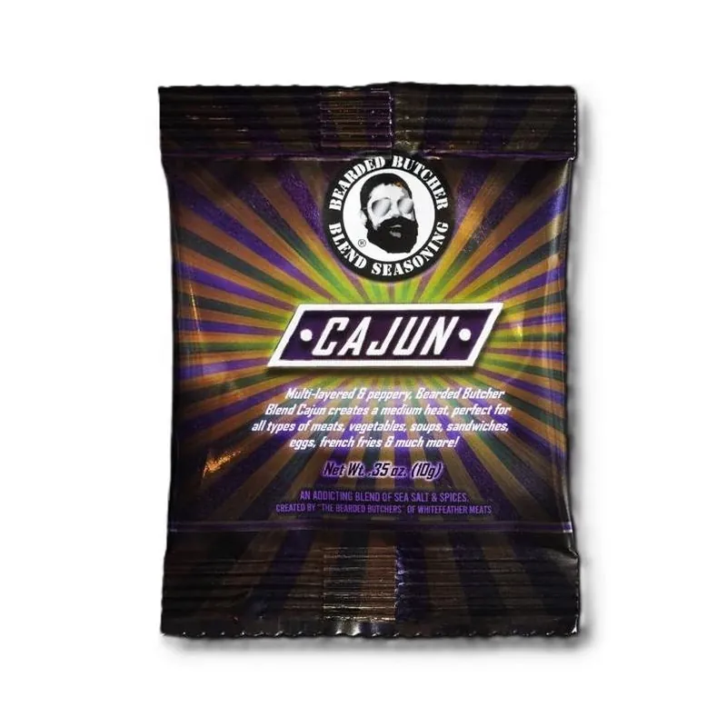 Bearded Butchers Authentic Cajun Spice Blend – 0.35 oz (10 g) Bag