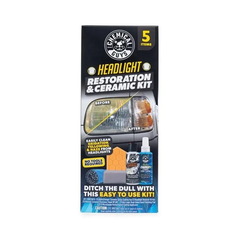 Chemical Guys Headlight Restoration Kit – Restore Clear Vision