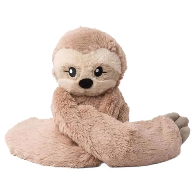 Hugimals World Sawyer The Sloth Weighted Neck & Shoulder Wrap – Brown Calming Sensory Aid For Kids (2+)