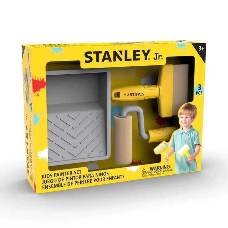 STANLEY Jr. 3‑Piece Kids Painter Set – Safe Creative Art Kit For Ages 3+