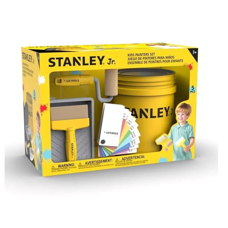 STANLEY Jr. 5‑Piece Kids Paint Set – Non‑Toxic Art Kit For Ages 3+