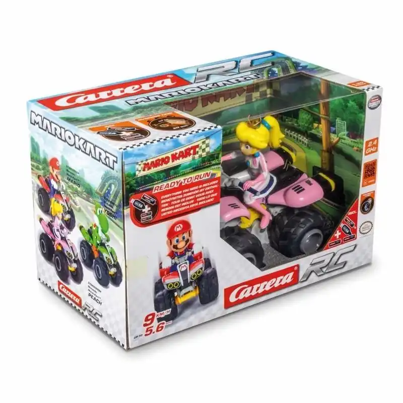 Carrera Revell Mario & Peach‑Themed 4WD RC Quad For Kids