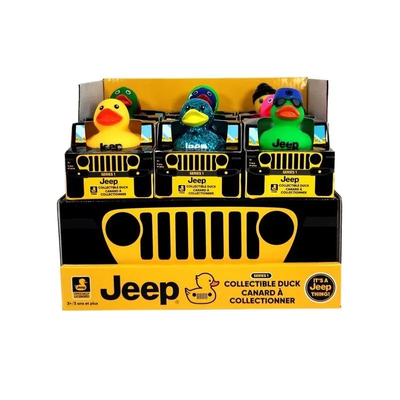 Jeep-Themed Duck Vinyl Collectible Toy – Fun Figure For Kids 3+