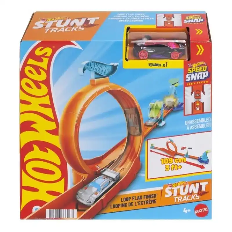 Hot Wheels Stunt Tracks Set – Build High‑Speed Loops For Kids 4+