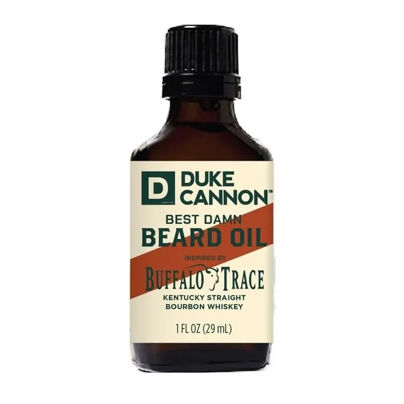Duke Cannon Big Bourbon Buffalo Trace Beard Oil – 1 fl oz