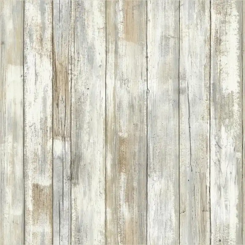 RoomMates Gray‑White Peel‑and‑Stick Wallpaper Roll – 0.014" X 198"