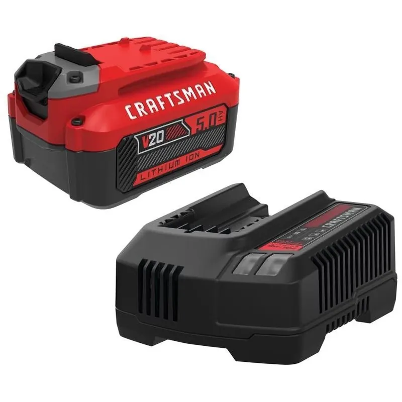 Craftsman V20 5 Ah Lithium‑Ion Battery & Charger Kit – High‑Power Cordless Solution
