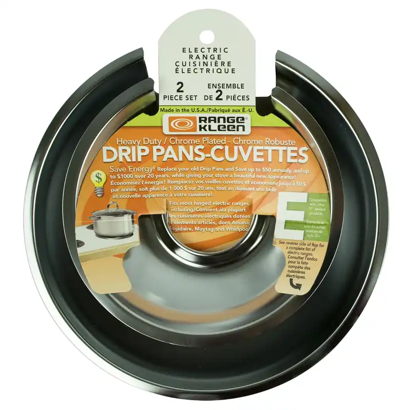 Range Kleen Steel Drip Pan 8 In. W X 8 In. L