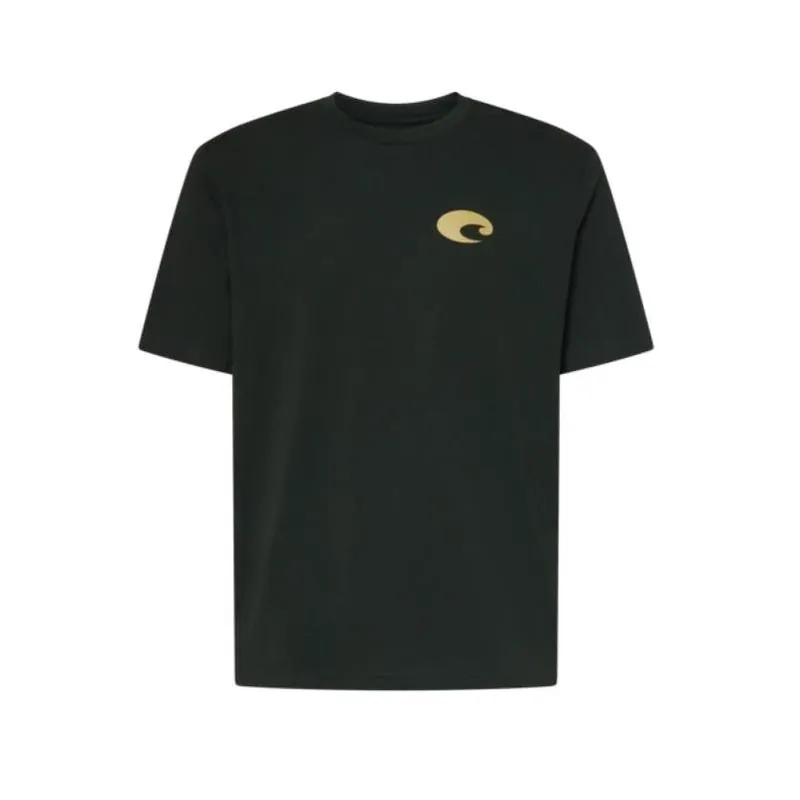 Costa Men‘s Species Shield Short‑Sleeve Tee – Washed Black, Size L