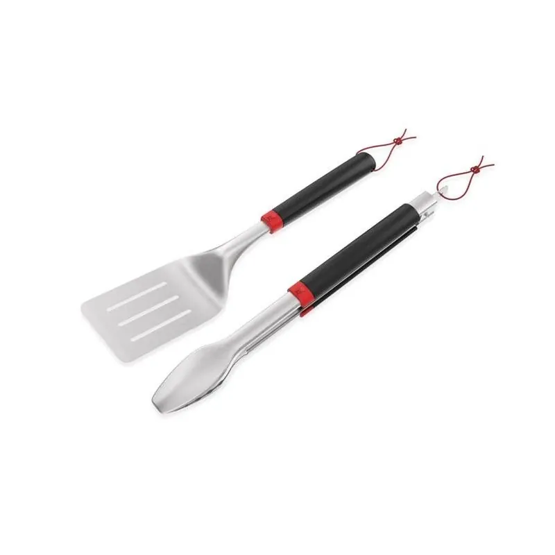 Weber Black & Silver Multi‑Tool Grill Set – Dishwasher Safe