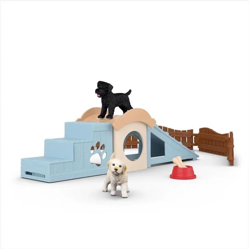 Schleich Puppy Playtime Collectible Figurine – Hand‑Painted Toy For Kids 3+