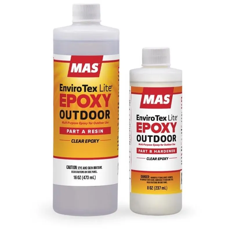 MAS High‑Gloss Clear Outdoor Epoxy – 24 oz Professional Sealant