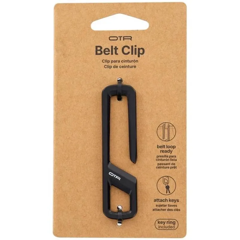 OTR Black Aluminum Key Clip – Sleek Durable Metal Key Organizer