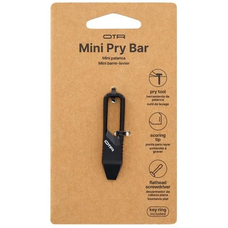 OTR Black Stainless Steel Keyring Tool – Rugged Metal Accessory For Everyday Use