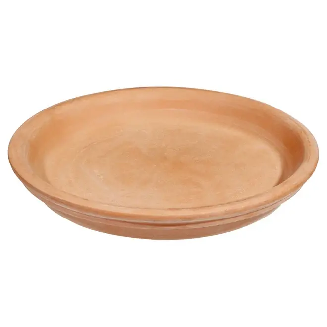 Clay Saucer 21 Centimeters Bleached Model 460220 For Plant Pots