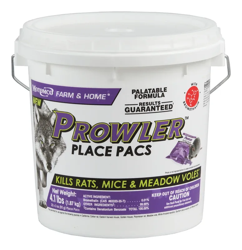 Prowler Mice & Rat Bait Chunx, 4 Lb. Pail