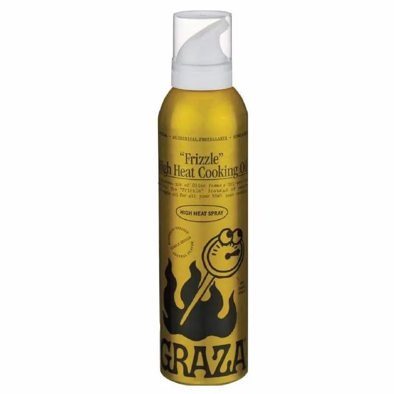 Graza Frizzle High‑Heat Spray Oil – 5 oz Aerosol