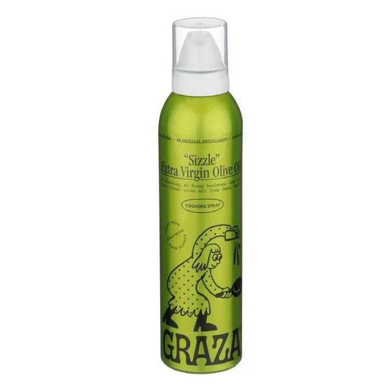 Graza Sizzle 5 oz Extra Virgin Olive Oil Cooking Spray – Non‑Stick, Heart‑Healthy