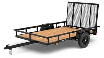 5X8 WOOD FLOOR TRAILER W/GATE