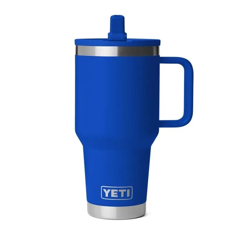 YETI Rambler 30‑oz Royal Blue Stainless Steel Travel Straw Mug – BPA‑Free & Dishwasher Safe