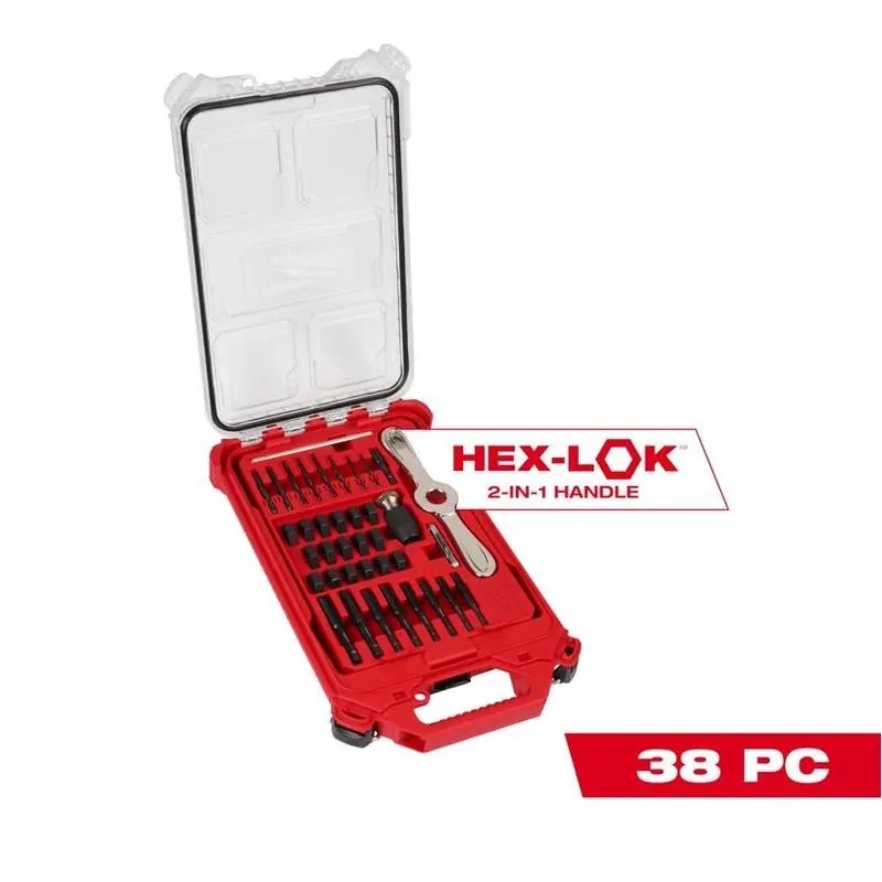Milwaukee Hex‑Lok 38‑Piece SAE Tap & Die Set – Professional Thread Repair Kit