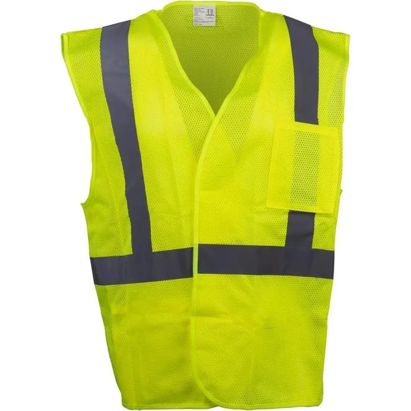PIP Pro High‑Visibility Yellow Reflective Safety Vest – ANSI Certified