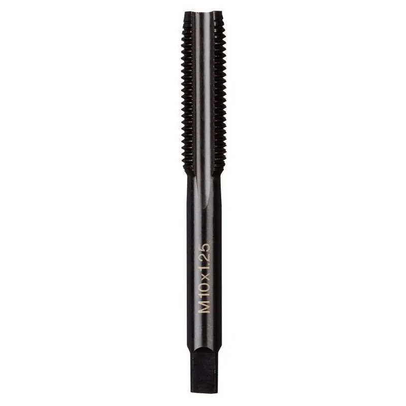 Milwaukee M10×1.25 Coarse Straight‑Flute Plug Tap – 4‑Flute, 31.75 mm, HCS